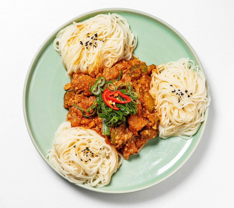 천마가 짜장을 만나 일냈네! 사각사각 씹히는 별미