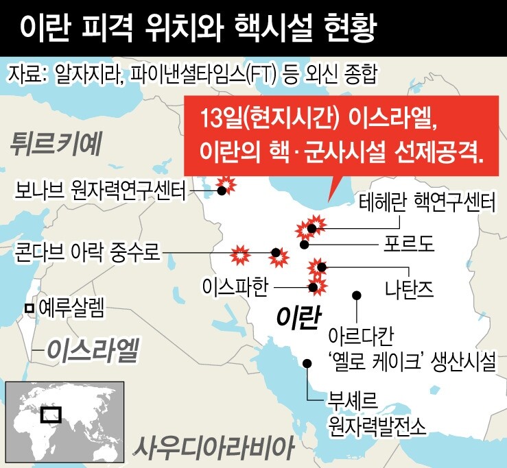 이란, 드론 100대 날려 반격…이스라엘 “요격 시도”