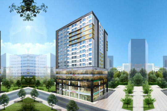 에드가채움 아파트 투시도