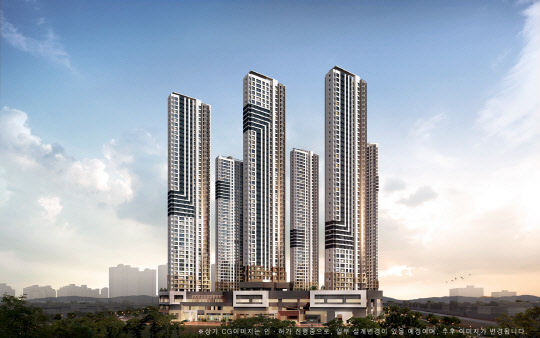 대구오페라스위첸 아파트 투시도