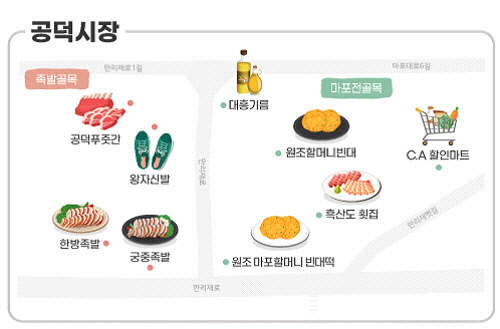 [풀뿌리상권 살려내자] 공덕소담길 옆,시민들의 놀이터 `공덕시장`