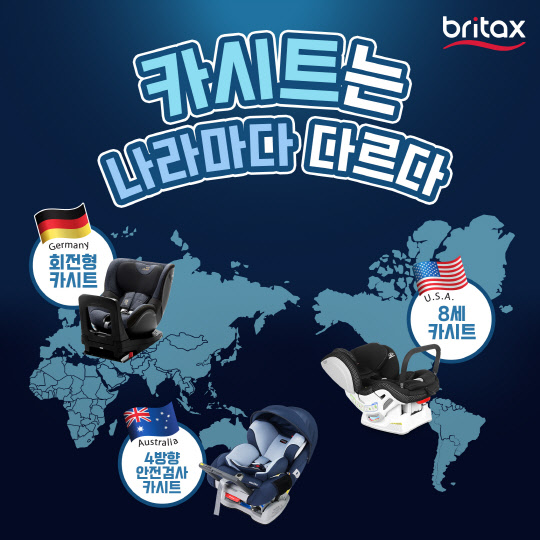카시트는 나라마다 다르다! 브라이텍스가 공개하는 국가별 안전 포인트