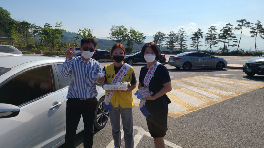 외동(부산)휴게소-양산(서울)주유소, 합동 졸음운전 방지 홍보 캠페인 실시