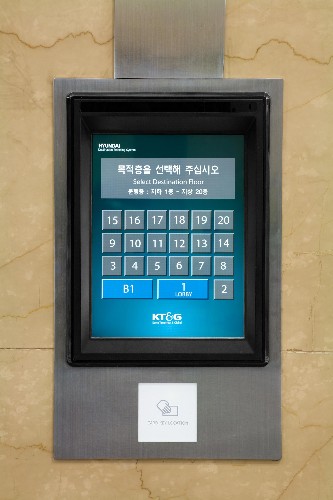 승강기 시장에도 `터치 바람`