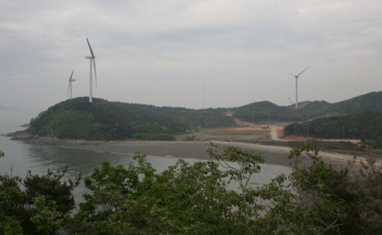 영흥도 풍력발전 실증단지 1단계 준공