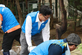 한국환경공단, 에코봉사단 수해복구 지원