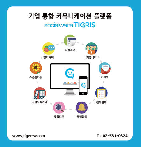 타이거컴퍼니, 7일 통합 커뮤니케이션 서비스 알리기 이벤트 실시