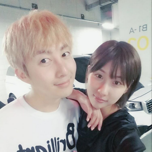 [ET-SNS] 스테파니, SS301 김형준 어깨에 손 올린 채 다정샷 내친구
