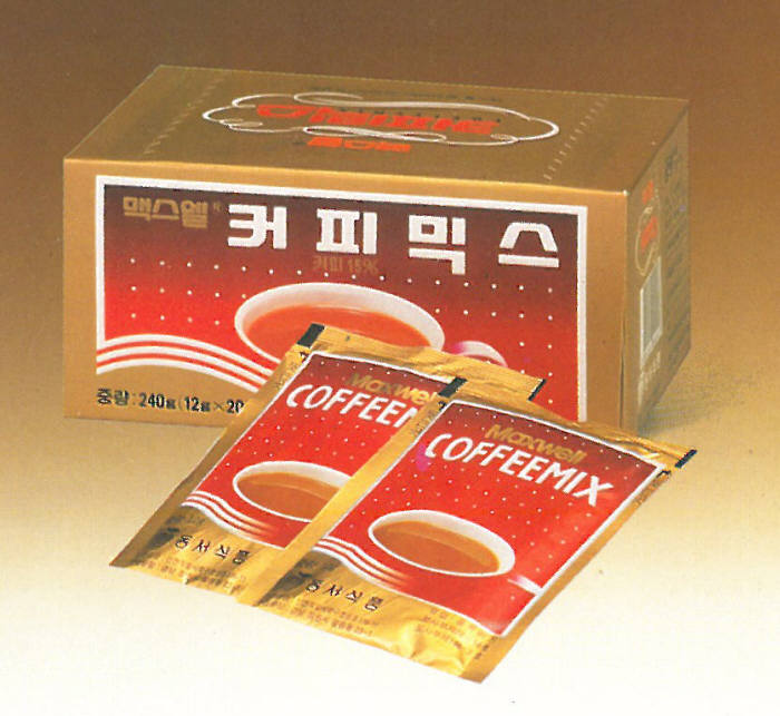 [마켓&][숫자로 알아보는 국내 最古⑪] 세계 최초의 커피믹스 동서식품 `맥스웰하우스 커피믹스`