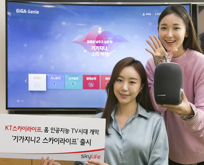 KT스카이라이프, AI 셋톱박스 기가지니2 스카이라이프 출시