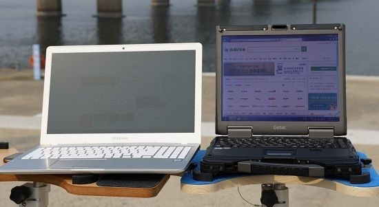 더위와 습도 먹지 않는 산업용 노트북 컴퓨터···무더위와 장마철에 인기