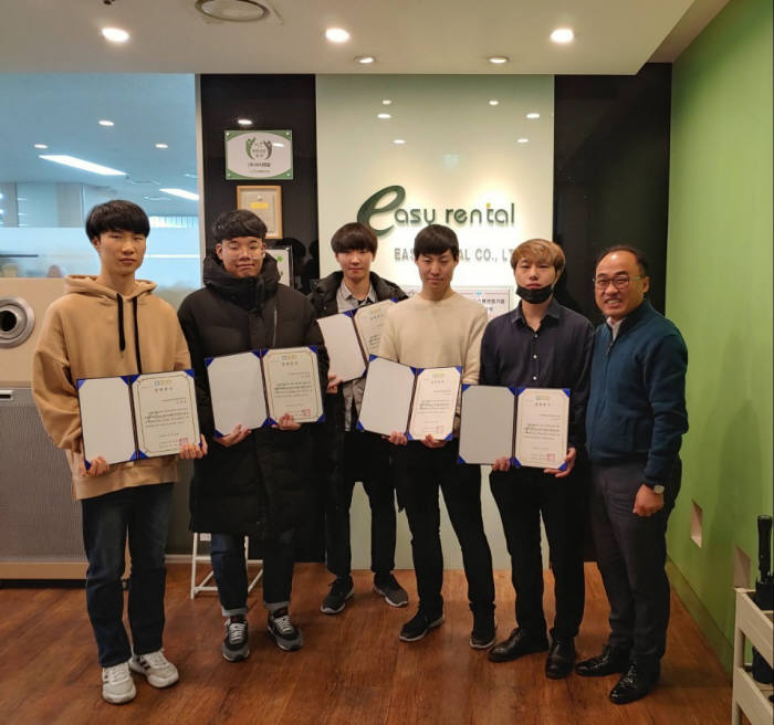 이지렌탈, 인덕대 학생 장학금 수여… 우수 현장 실습생 우선 채용