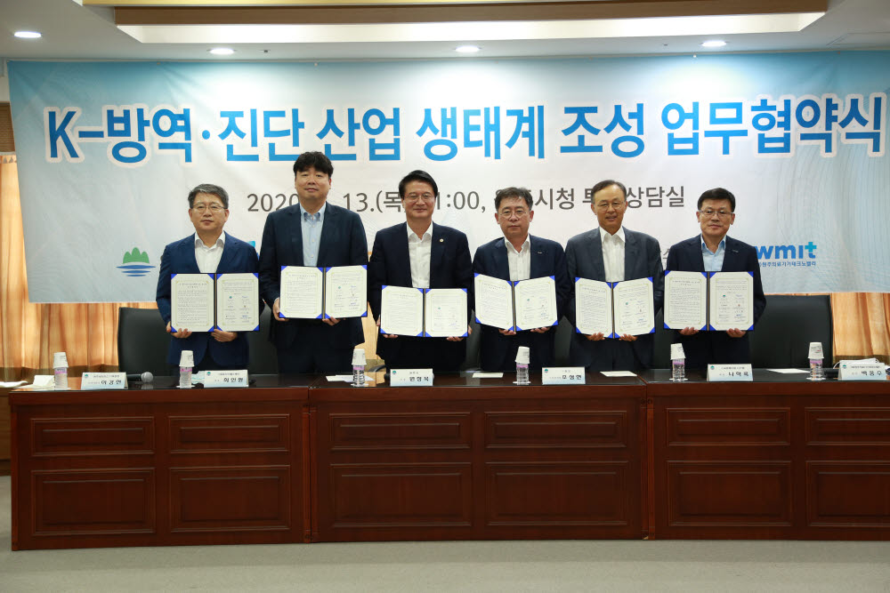 원주의료기기테크노밸리, 원주시·만도 등과 K방역·진단 산업생태계 조성