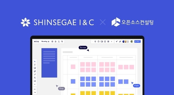 오픈소스컨설팅, 신세계I&C에 온라인 화이트보드 협업 플랫폼 미로(Miro) 공급