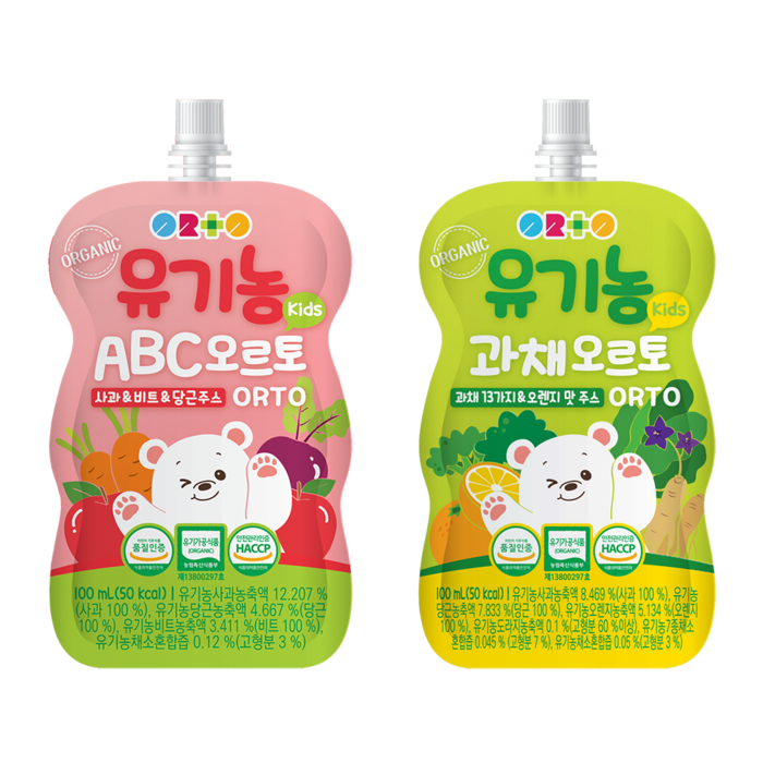 [2023 중소기업우수제품]씨앤피 유기농 오르토 주스