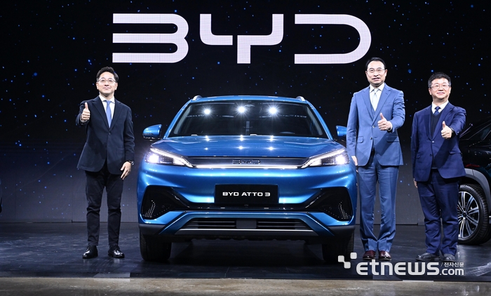 전기차 BYD 승용 브랜드 국내 론칭