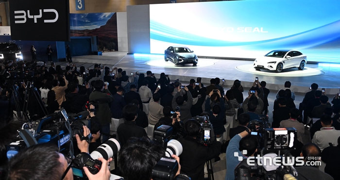 [포토] 서울모빌리티쇼 참가한 BYD