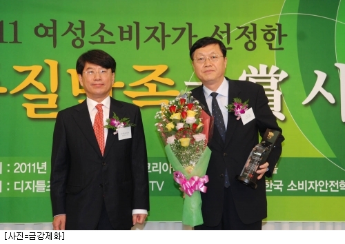 금강제화, 품질만족대상 제화 부문 1위