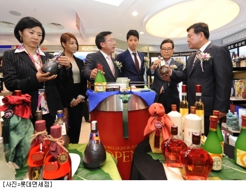 롯데면세점 전통주, 위스키·와인처럼 키우겠다