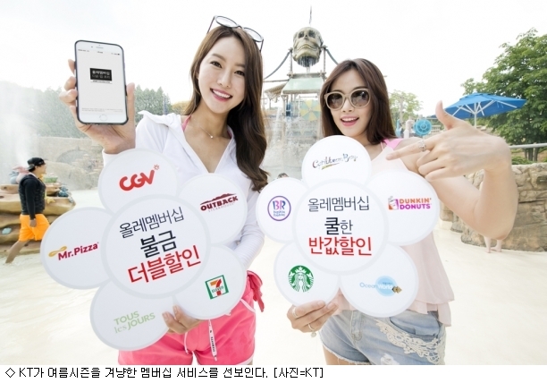 KT 고객이면 불금에 2배 할인, 워터파크 50% 할인