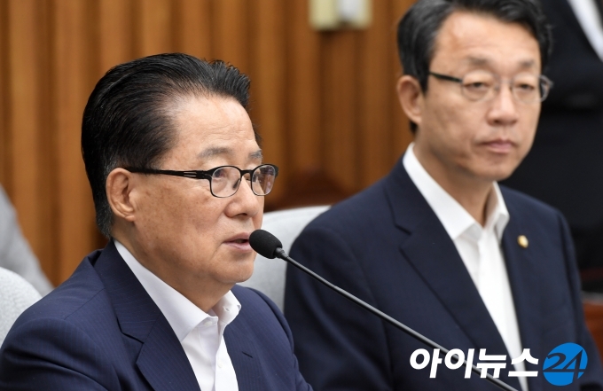 [포토]박지원 김재수 망언 우병우 때문