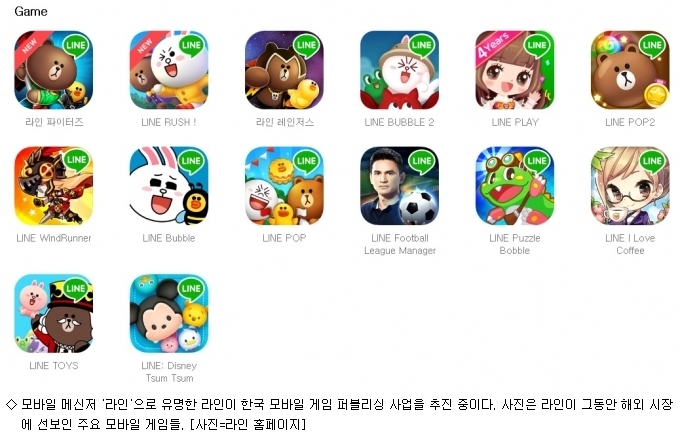 해외 주력했던 라인, 韓 모바일 게임 사업 초읽기