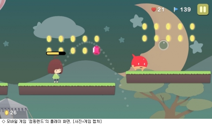 [게임리뷰]점프 타이밍이 생명 점핑랜드