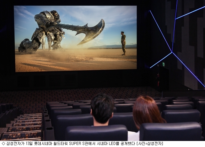 스스로 빛나는 극장 스크린, 삼성 시네마 LED 도입