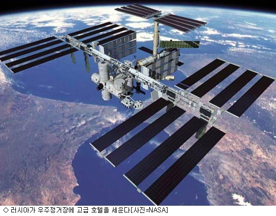 러시아, 우주정거장에 고급호텔 세운다