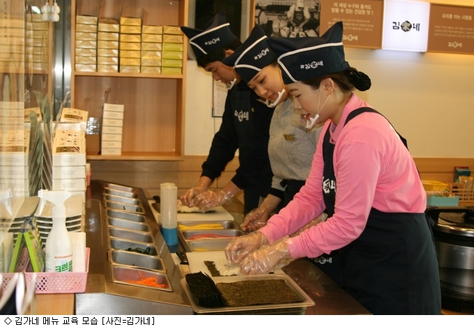 [브랜드 스토리] 즉석 김밥 시초·열풍 이끈 김가네