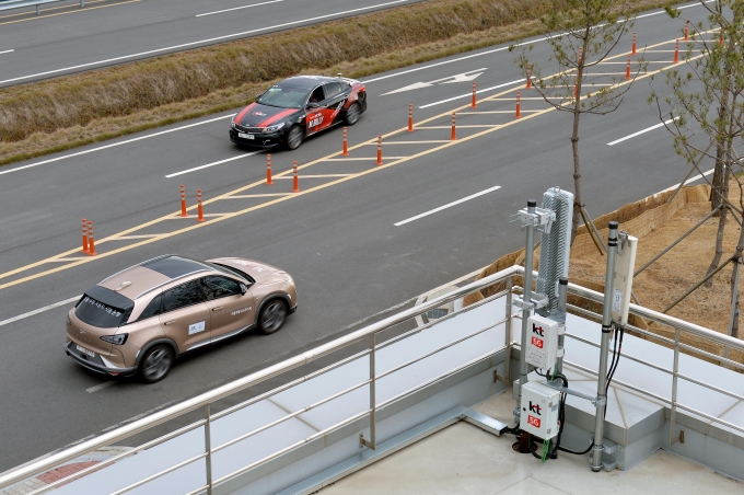 KT, 충남 서산 현대모비스 주행시험장 5G 구축