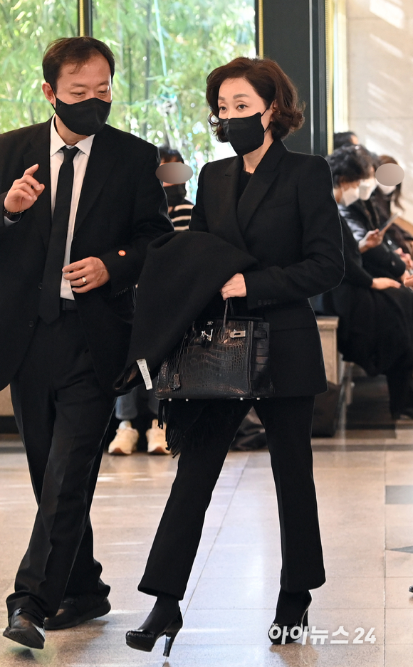 [포토]조문 마친 구지은 아워홈 부회장
