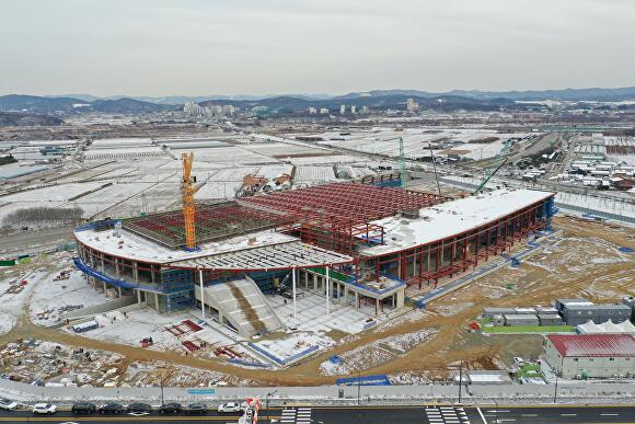 충북 최초 컨벤션시설 ‘청주오스코’ 상량식 열려