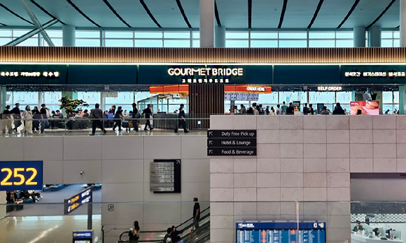 CJ프레시웨이, 인천공항 2터미널에 푸드코트 고메브릿지 오픈