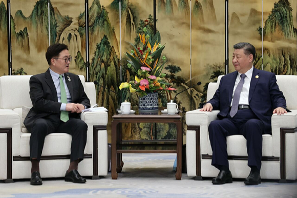 시진핑, 우원식 접견…경주 APEC 정상회의에 방한 고려중
