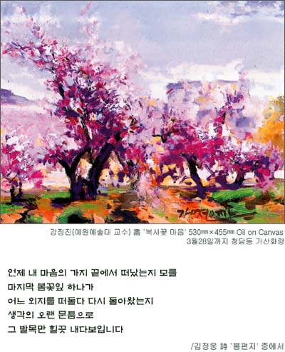 [경향갤러리]복사꽃 마음