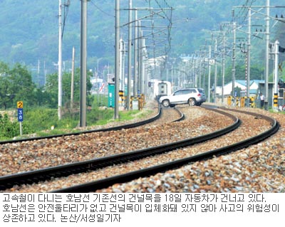 고속철 호남선 기존구간 ‘안전 사각지대’