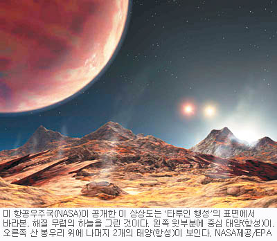 태양 3개 가진 행성 찾았다
