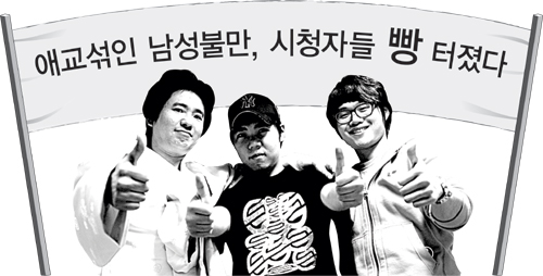 ‘데이트 남·녀 불평등’ 풍자로 대박…개콘 박성호·황현희·최효종