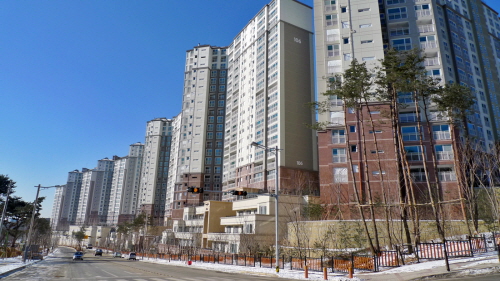 남양주 호평에 친환경 대단지 집들이 한창