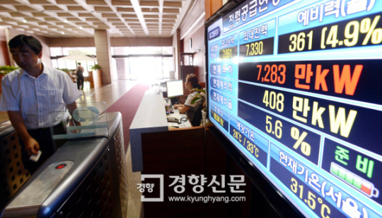 [경향포토]전력수요 급증