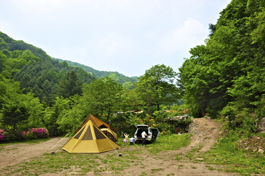 [한국의 캠핑장]산넘고 물건너 오지캠핑, 가평 경반분교