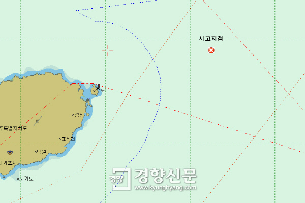 제주해상서 어선 침몰 1명 실종 1명 중태