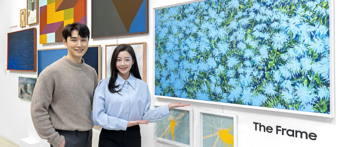 ‘더 프레임’에 담아낸 예술…삼성전자, ‘2022 유니온 아트페어’ 참여[포토뉴스]