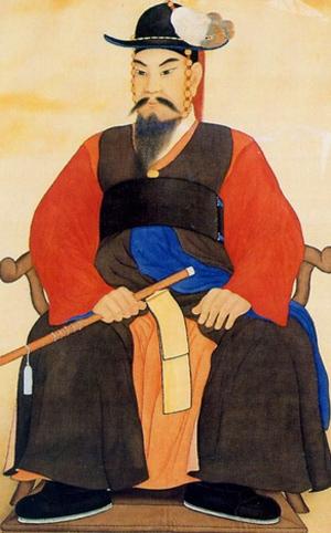 이상범 작 이순신 영정 사라졌다