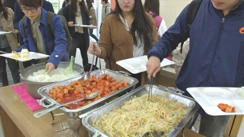 아침 밥 먹고 건강한 대학생활을!