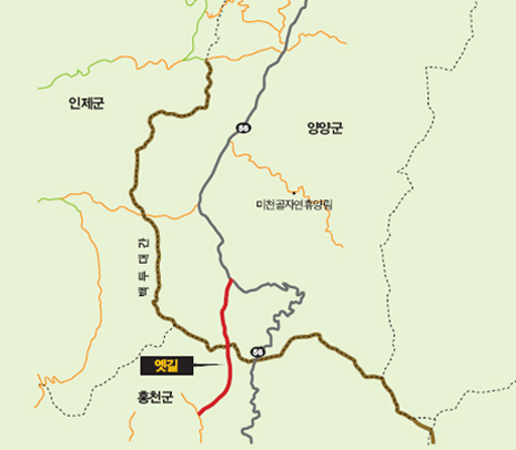 구름도 쉬어가는 구룡령, 노새는 쉬이 넘네