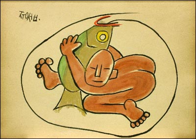 물고기… 위작 판정에 이중섭 유족 반발
