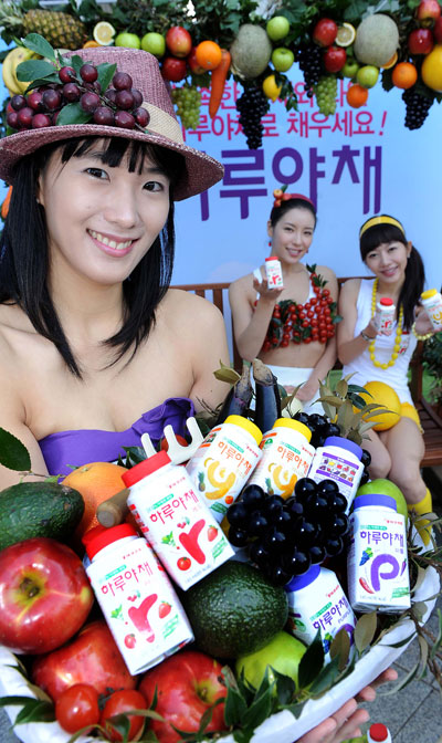 과일·채소만 갈았습니다