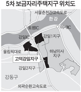고덕강일 보금자리 1만 가구 짓는다